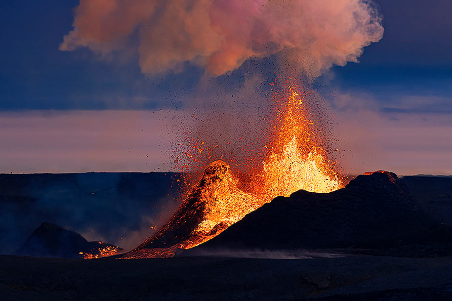 Volcano in Iceland