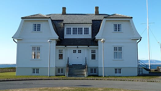 Höfði house – a large white house