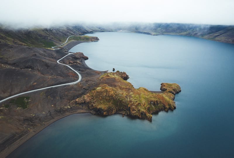 The impressive landscapes in Reykjanes Peninsula Iceland