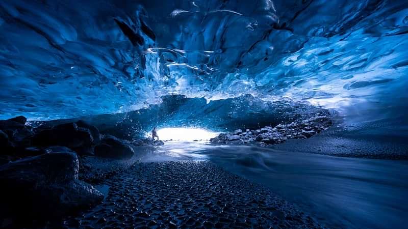 Visiting the mesmerizing crystal ice cave south Iceland