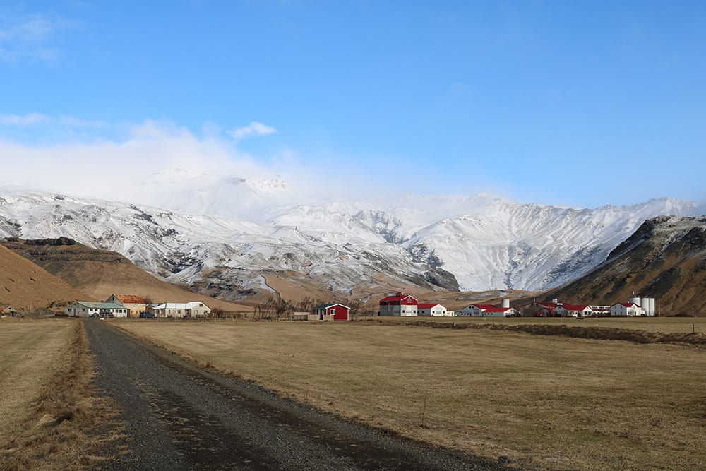 Eyjafjallajokull glacier South Iceland