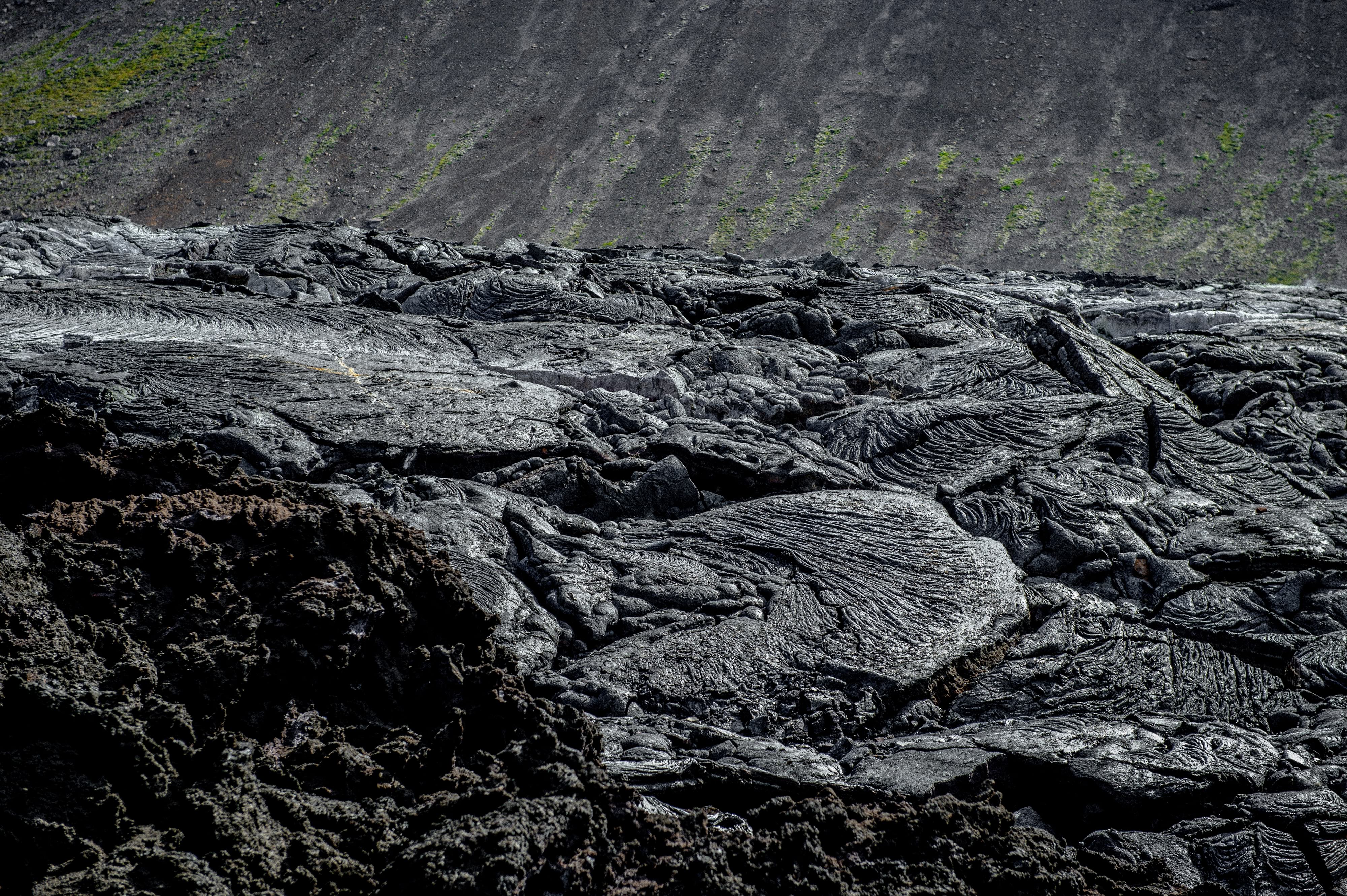 Crusted lava Iceland