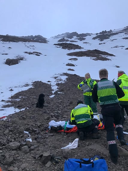 Slokkvilið Akureyrar during their work