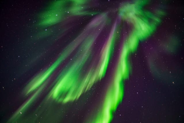 Aurora Borealis dancing in the sky