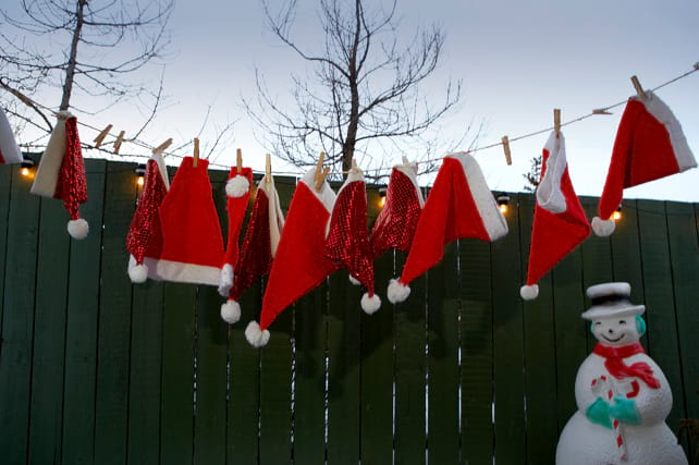 Typical Christmas hats