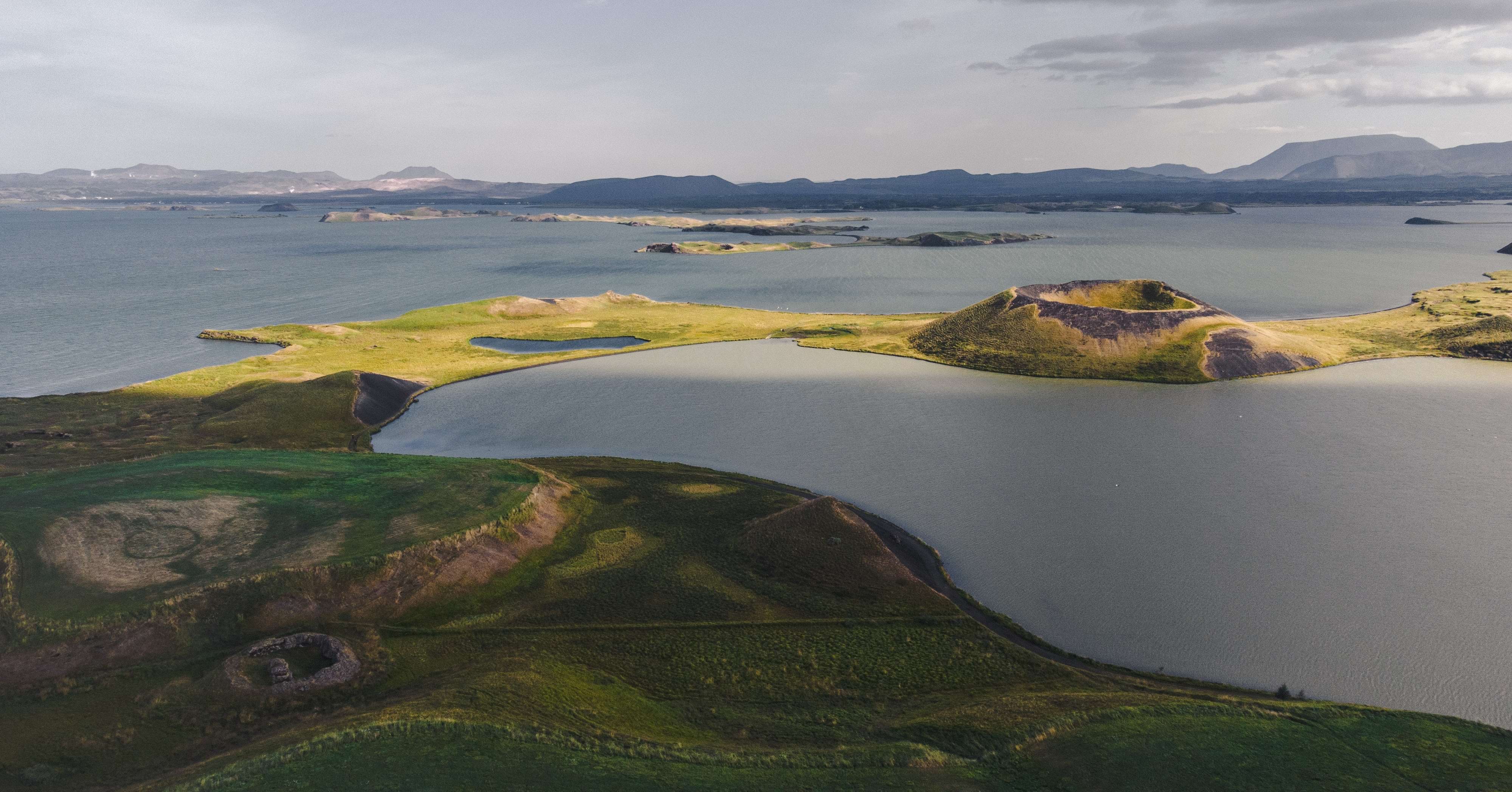 Lake Mývatn view