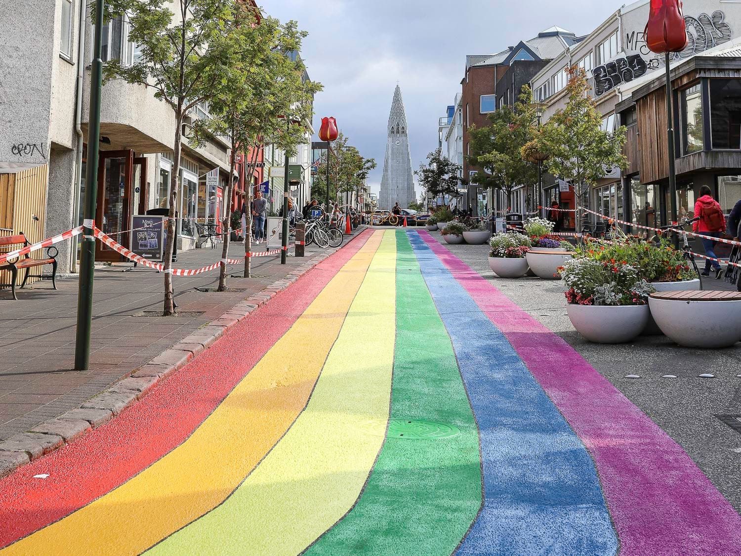 Reykjavik rainbow street