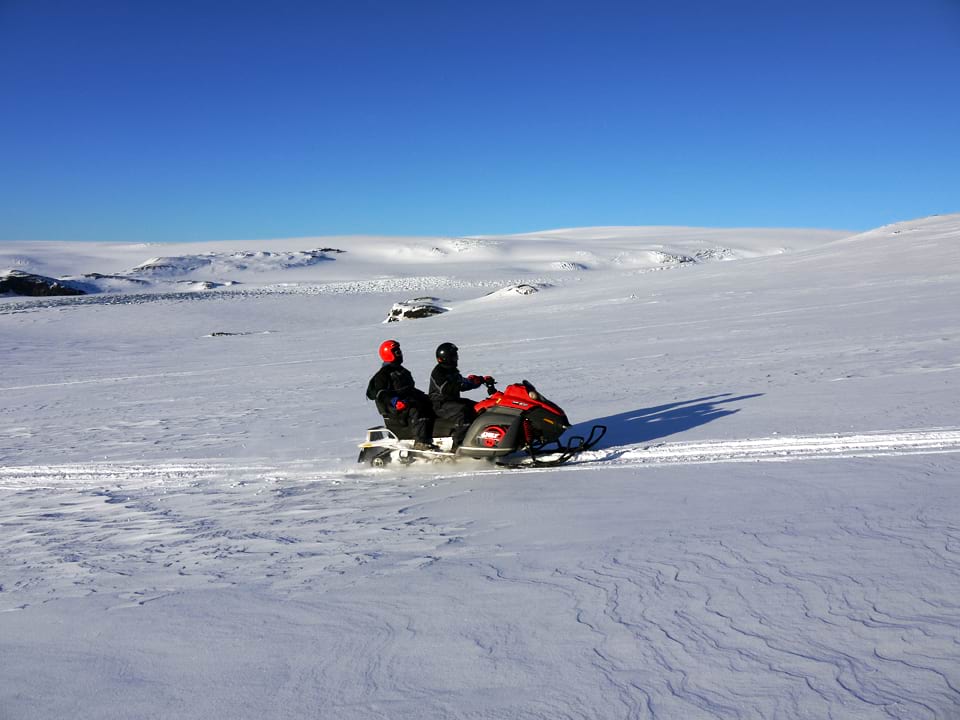 Snowmobiling in Iceland