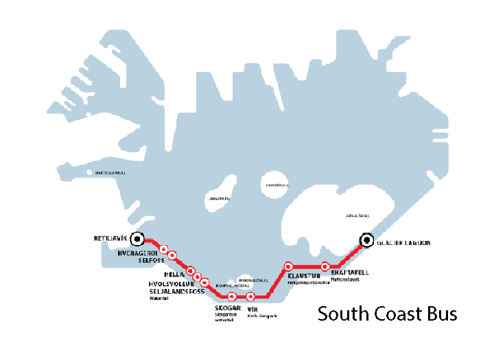 South coast bus map