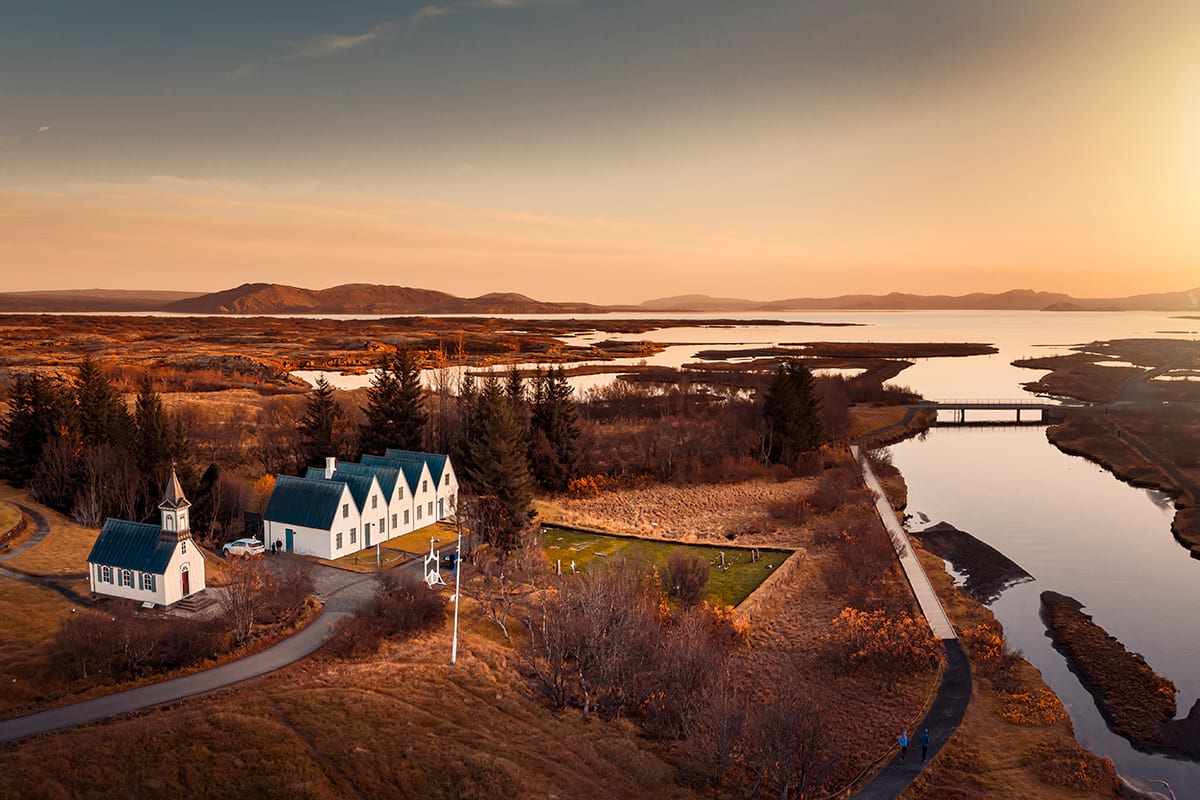 Thinvellir National Park in Iceland