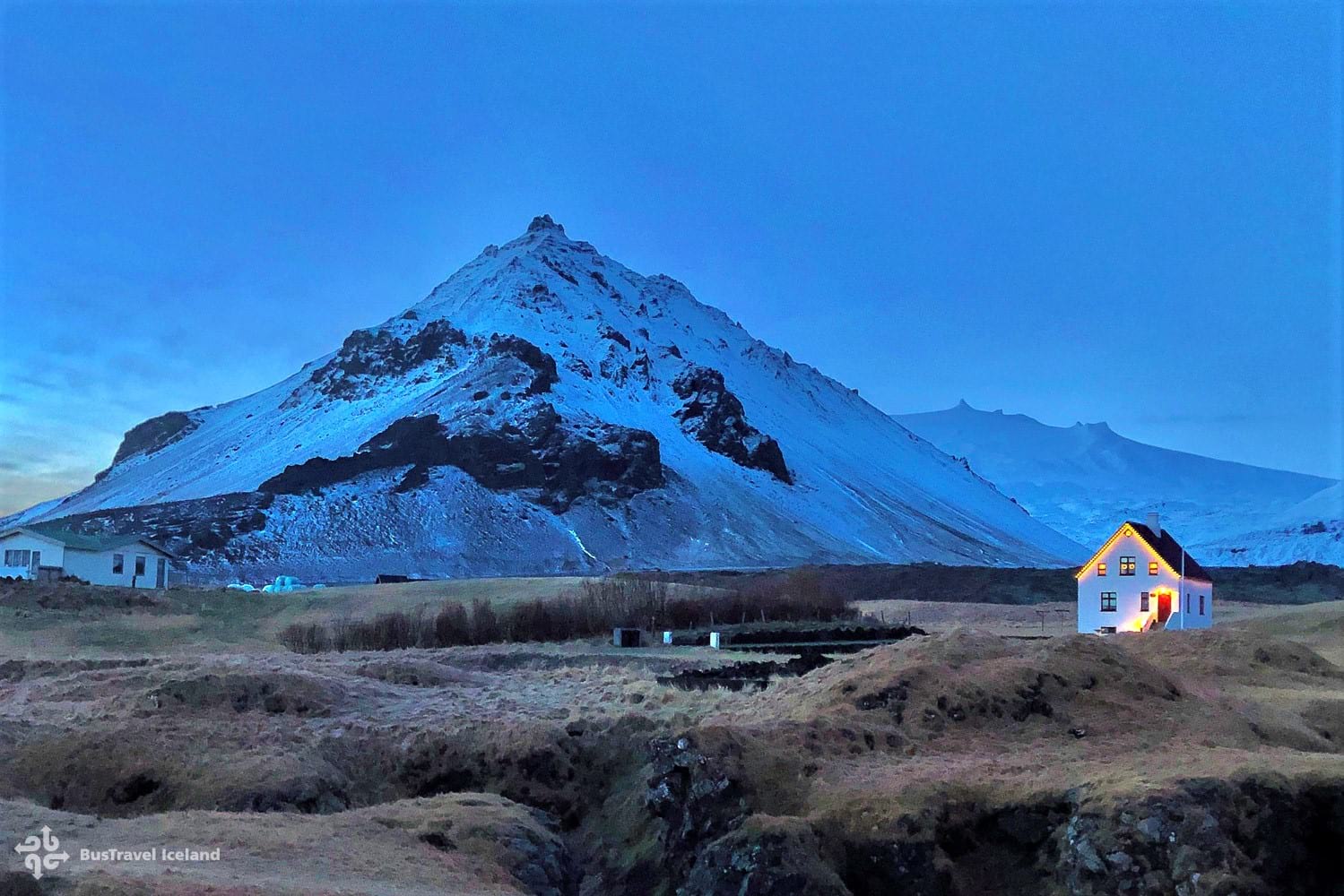 Twilight Icelandic winter