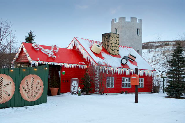 Santa's house approximately 20 kilometres from Akureyri